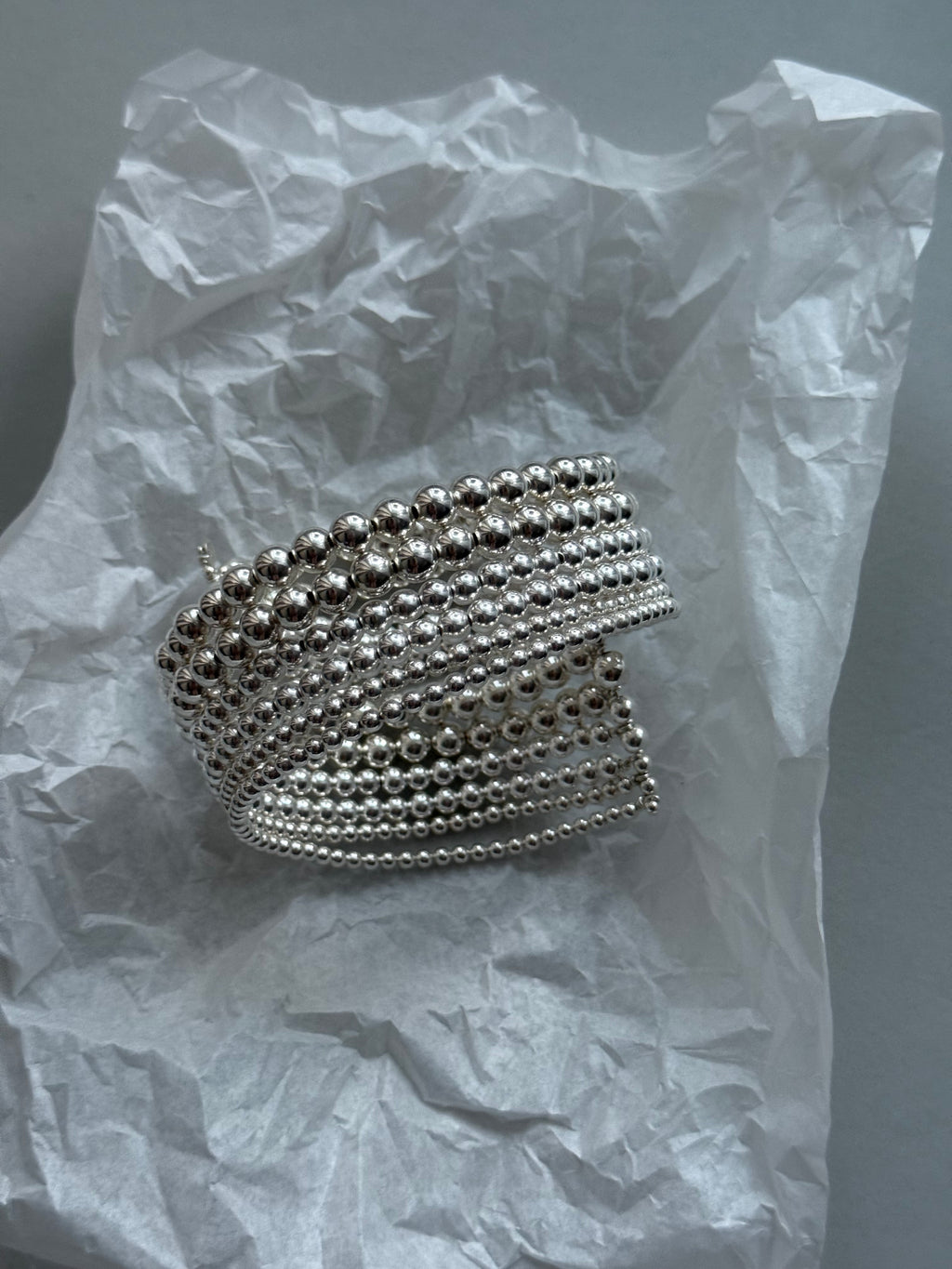 925 sterling silver choker Col Roulé