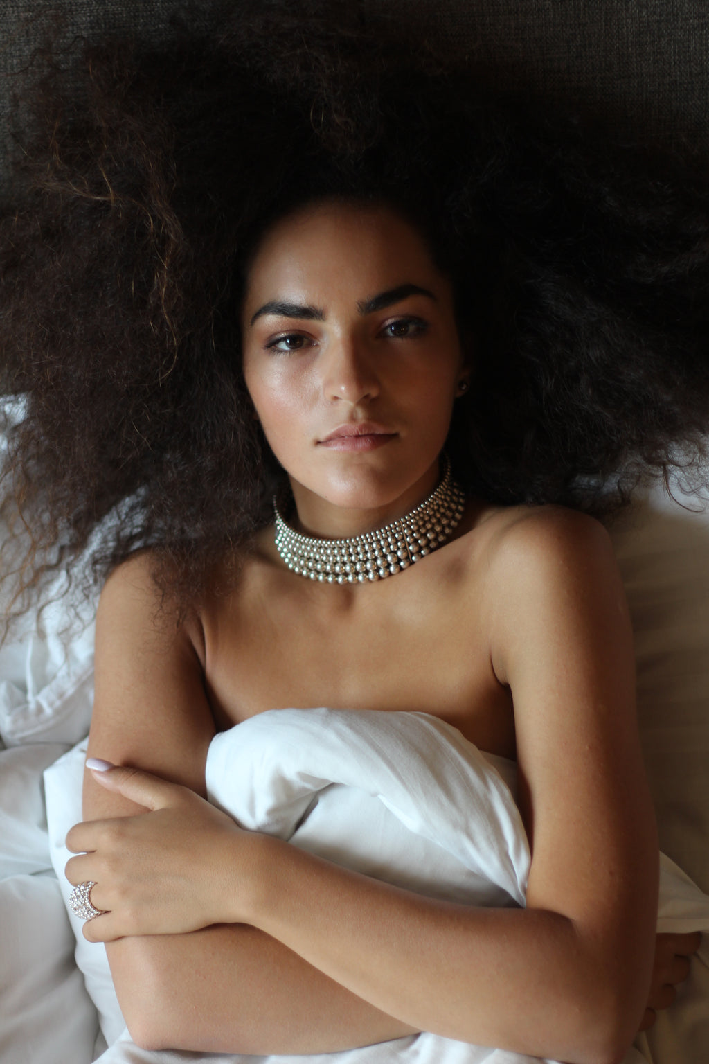 925 sterling silver choker Col Roulé