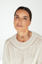 Rose gold-filled pendant Le O