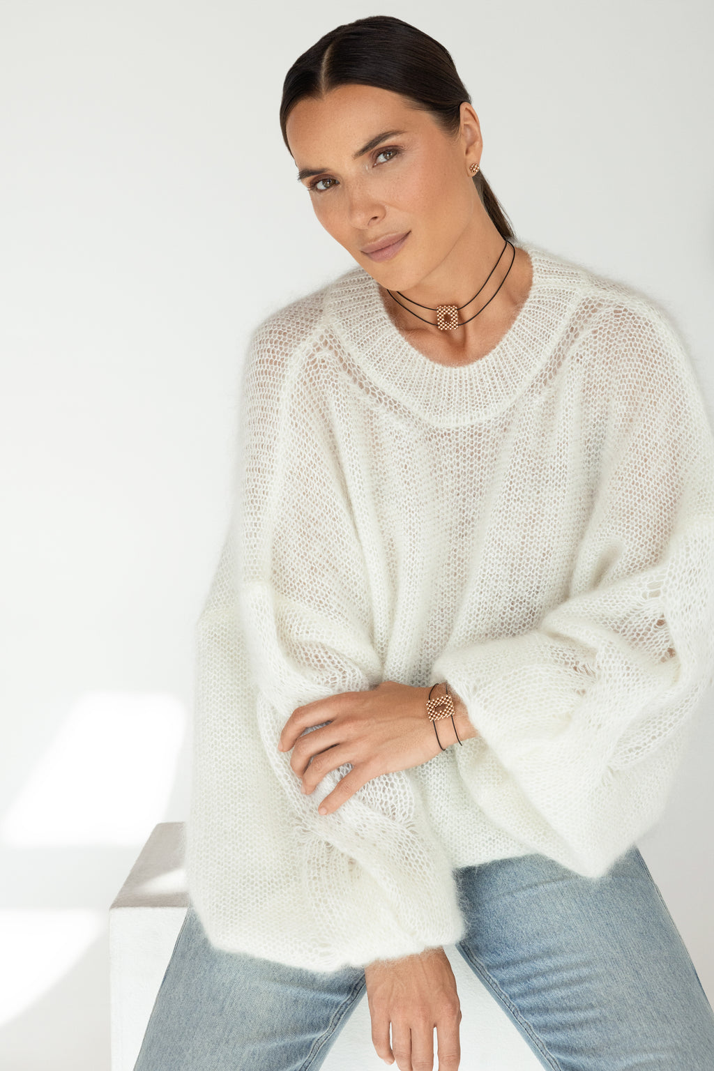 Rose gold-filled pendant Le O