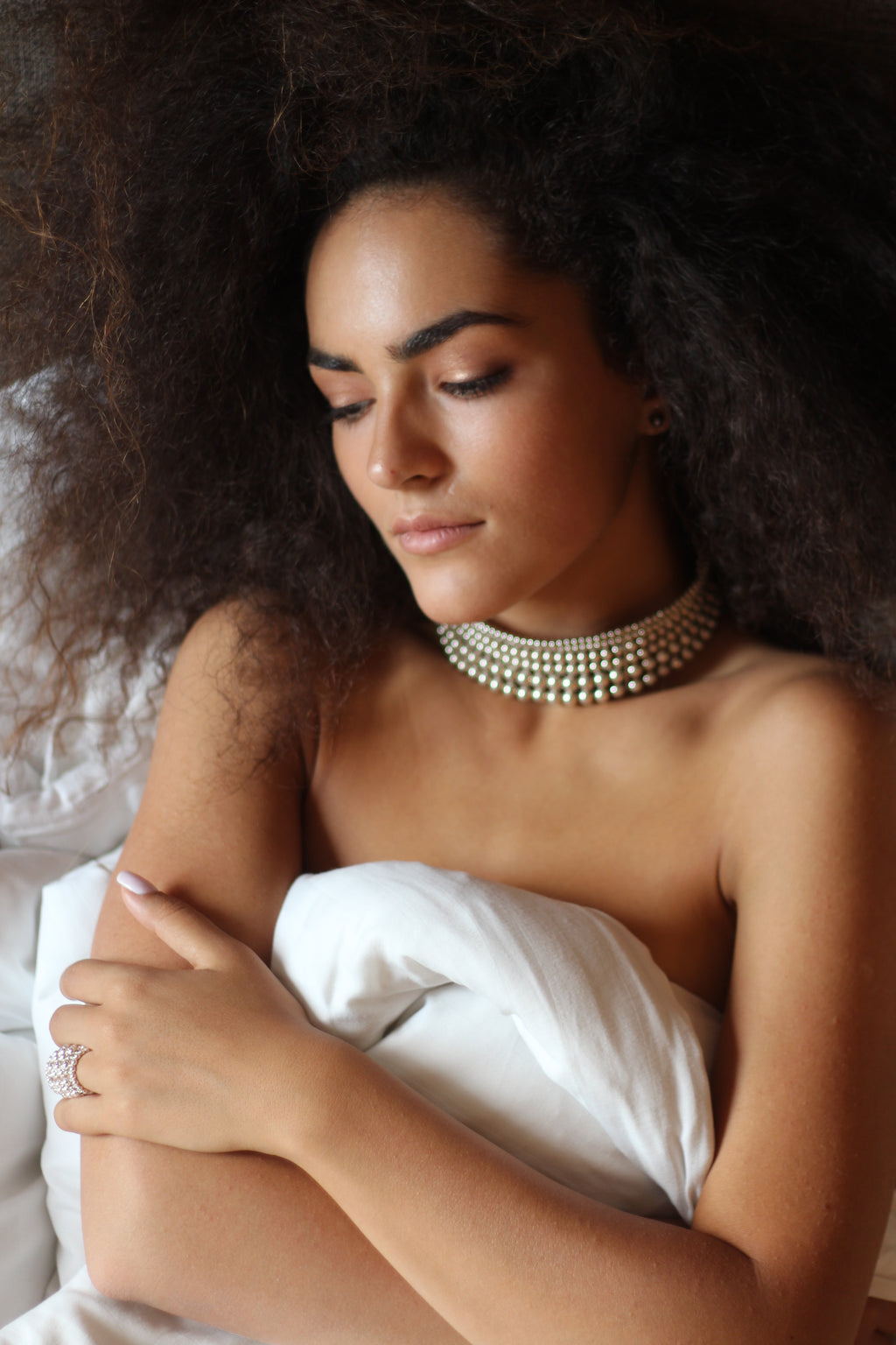 925 sterling silver choker Col Roulé