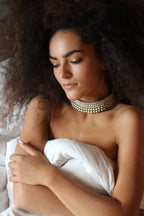 925 sterling silver choker Col Roulé