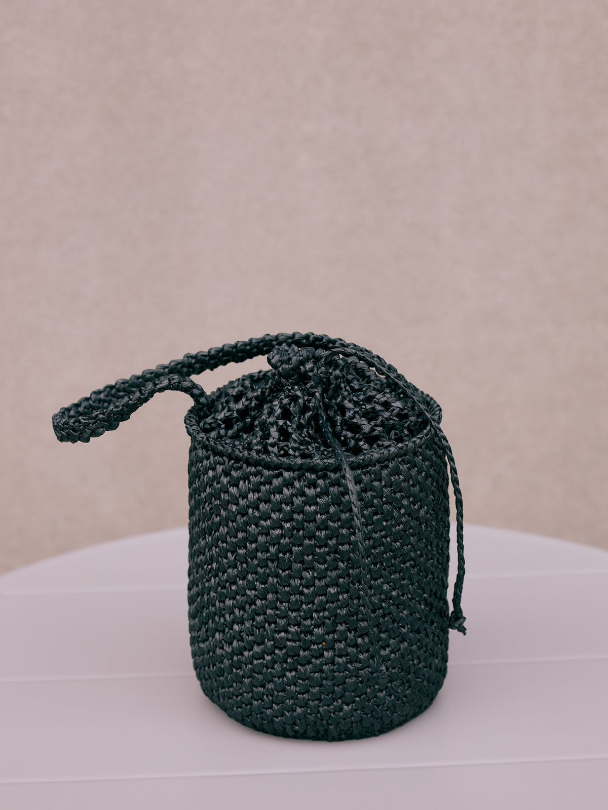Black raffia bag Le Baril