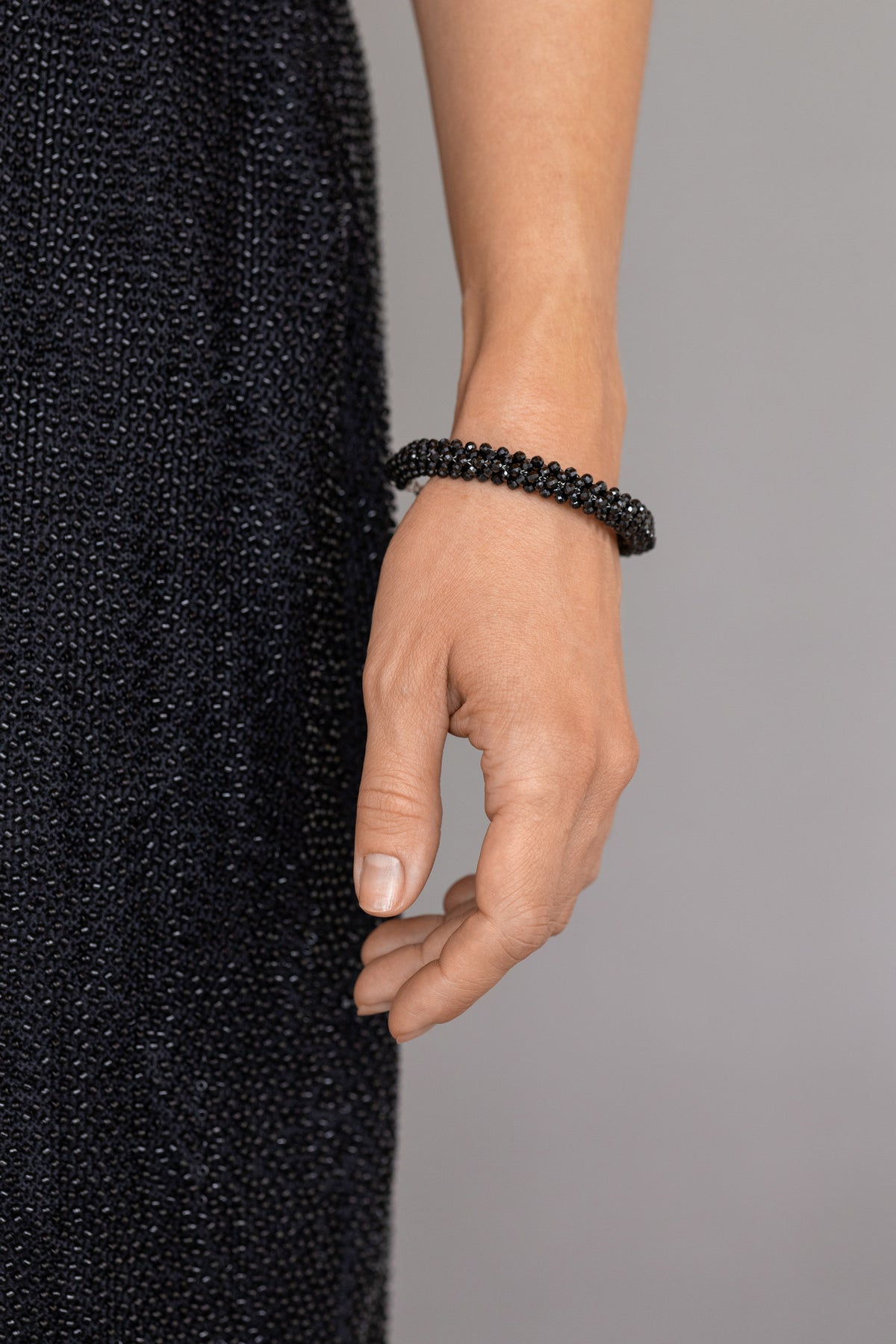 Aproce Le Collier - 925 sudrabs, melns špinelis