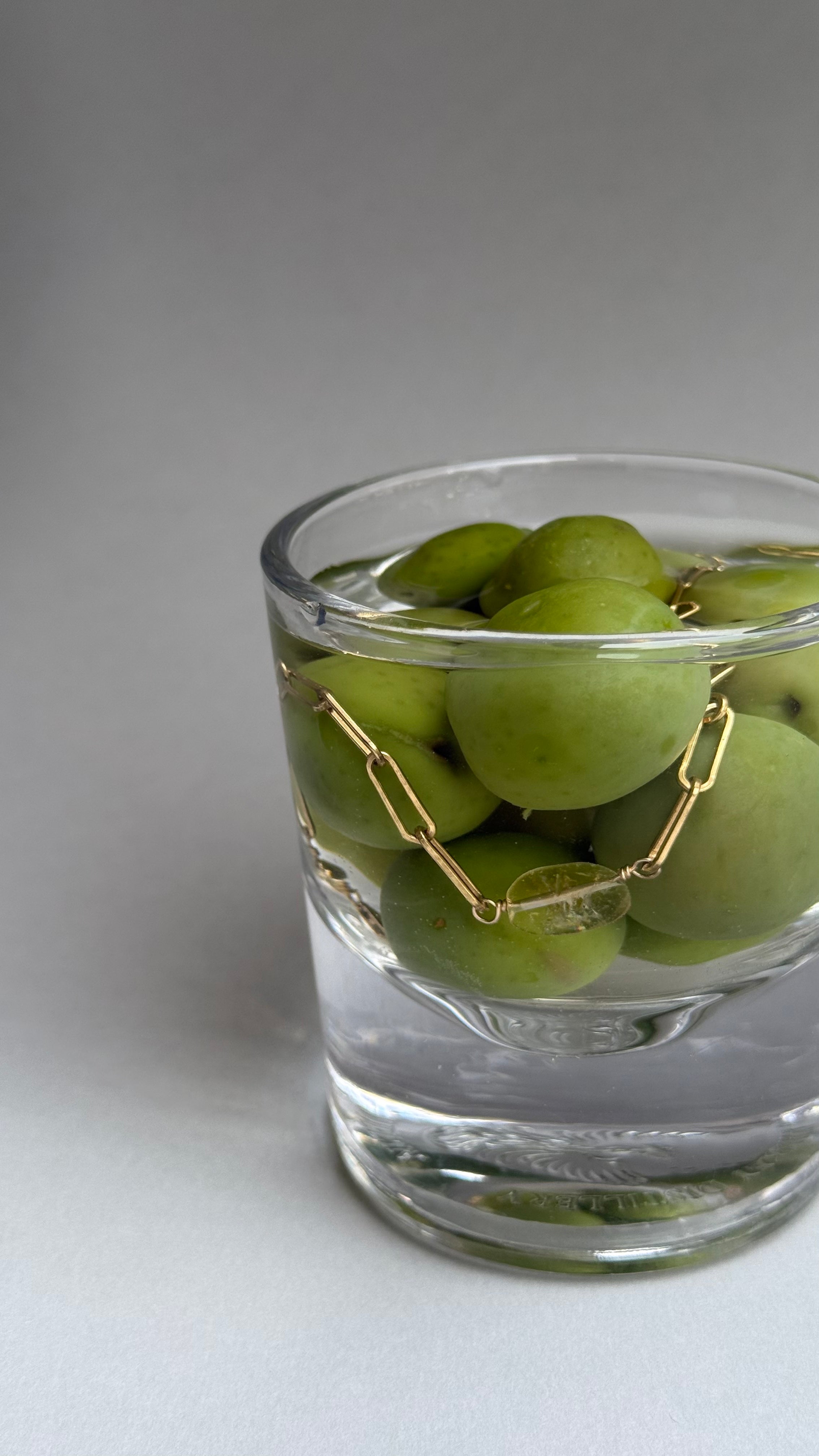 Aproce Agrafe - apzeltījums gold-filled, citrīns