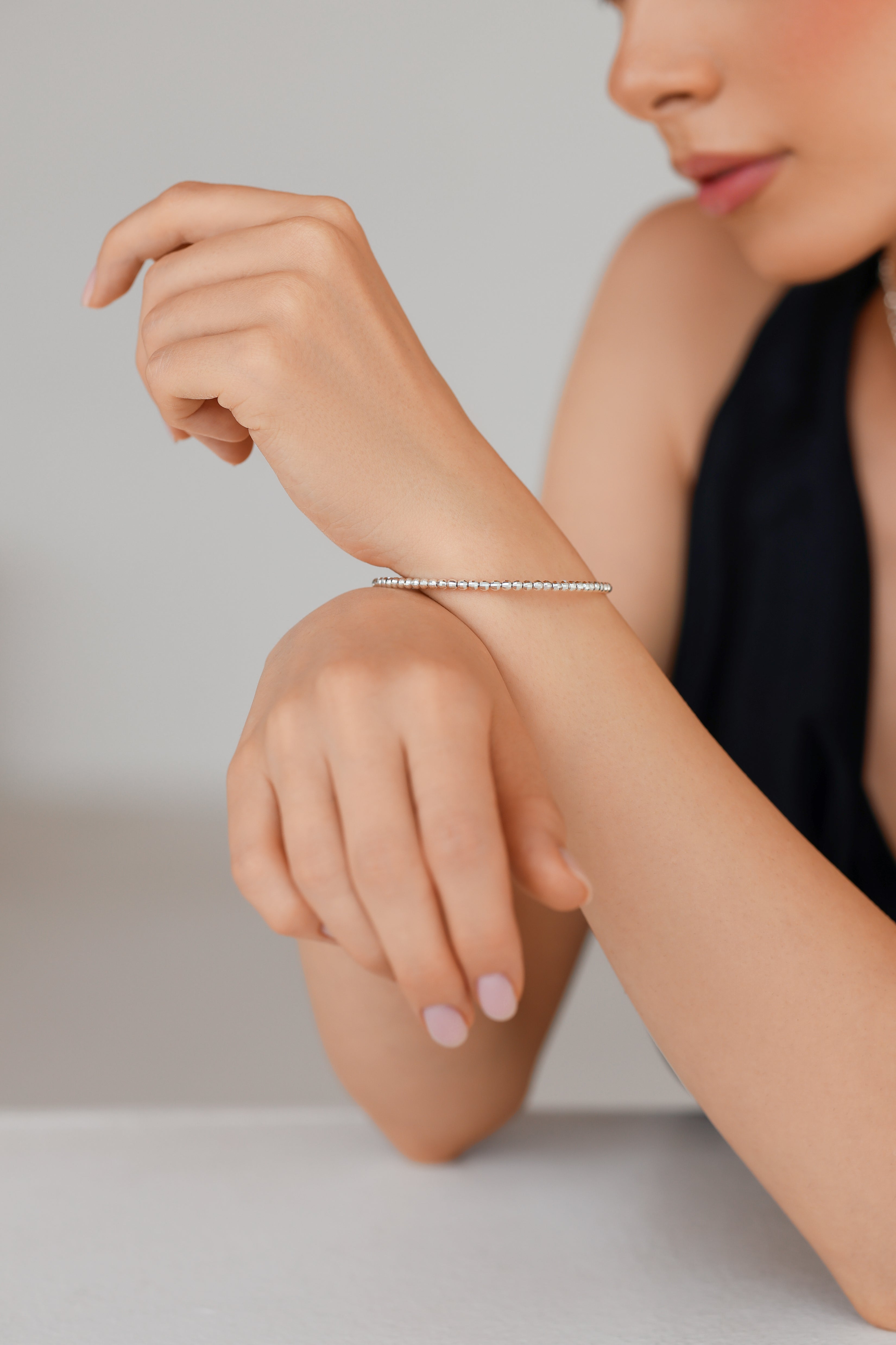 925 sterling silver bracelet Mirroir