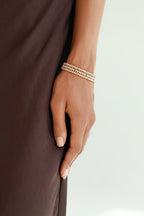 Gold-filled and 925 sterling silver bracelet La Bague Nano