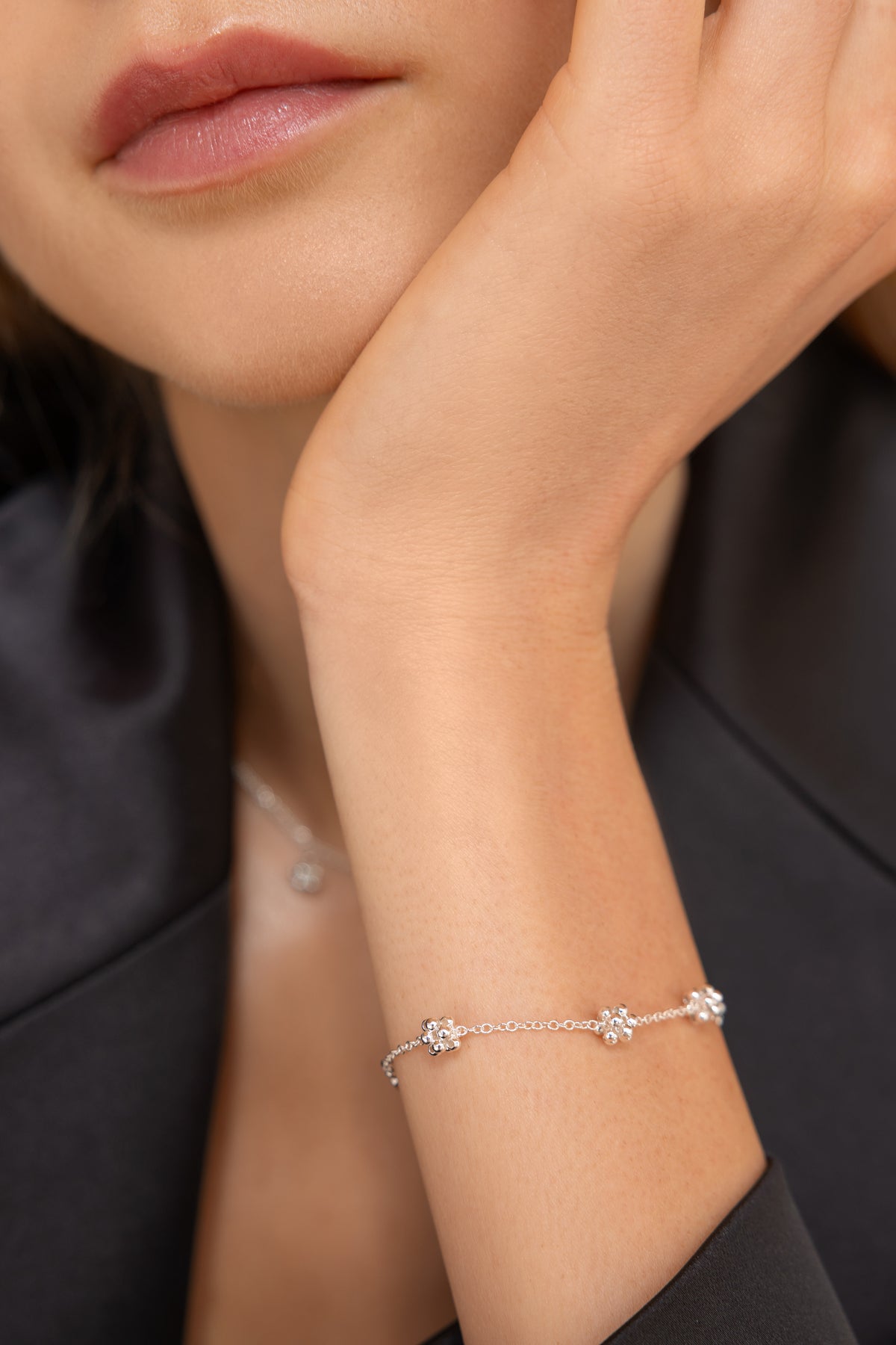 925 sterling silver bracelet Cube Petit