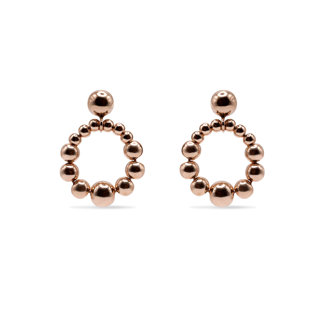 Rose gold-filled earrings Rosée Mini