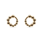 Gold-filled earrings La Roue