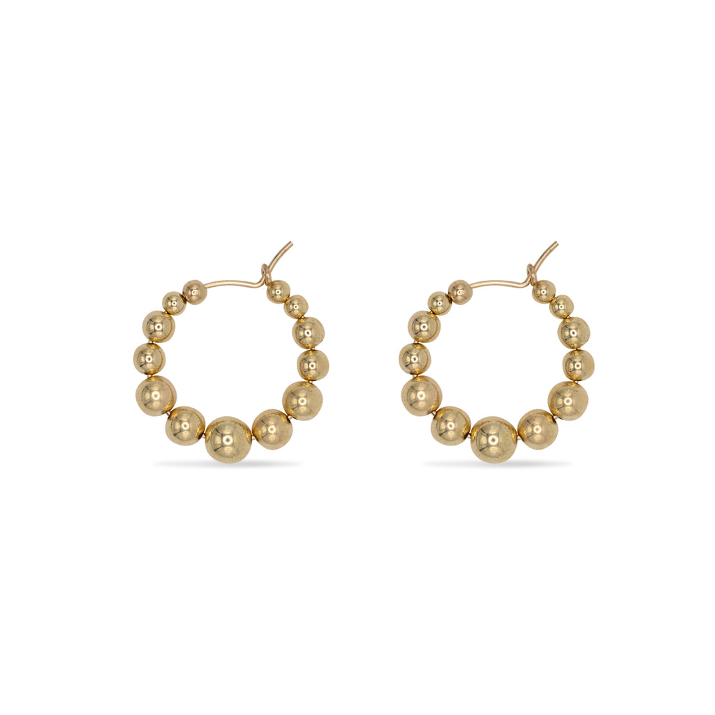 Gold-filled earrings Soufflé