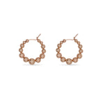 Rose gold-filled earrings Soufflé