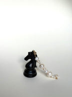 Cерьги La Chenille - позолота gold-filled, белый речной жемчуг