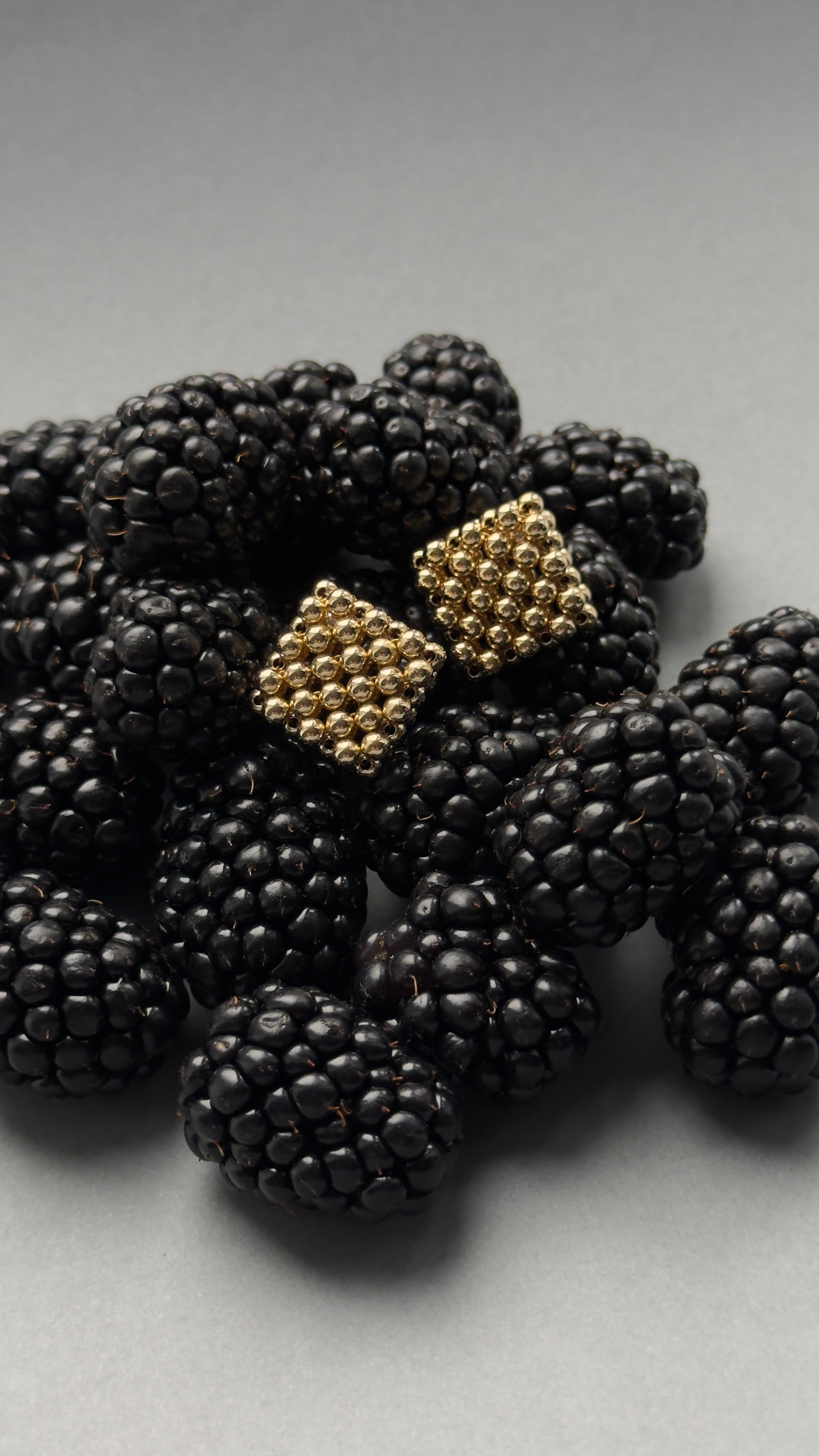 Gold-filled earrings Le Rhombe