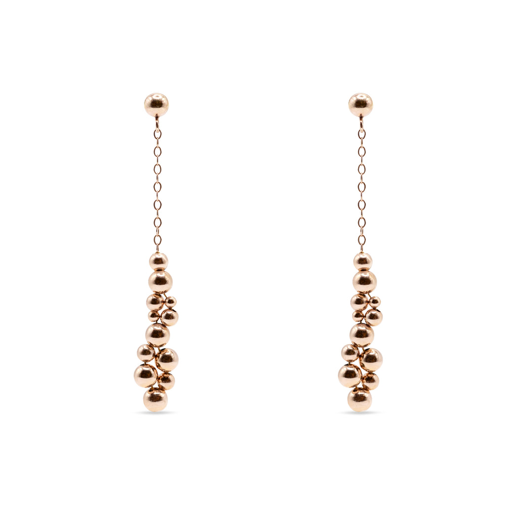 Rose gold-filled earrings La Babiole