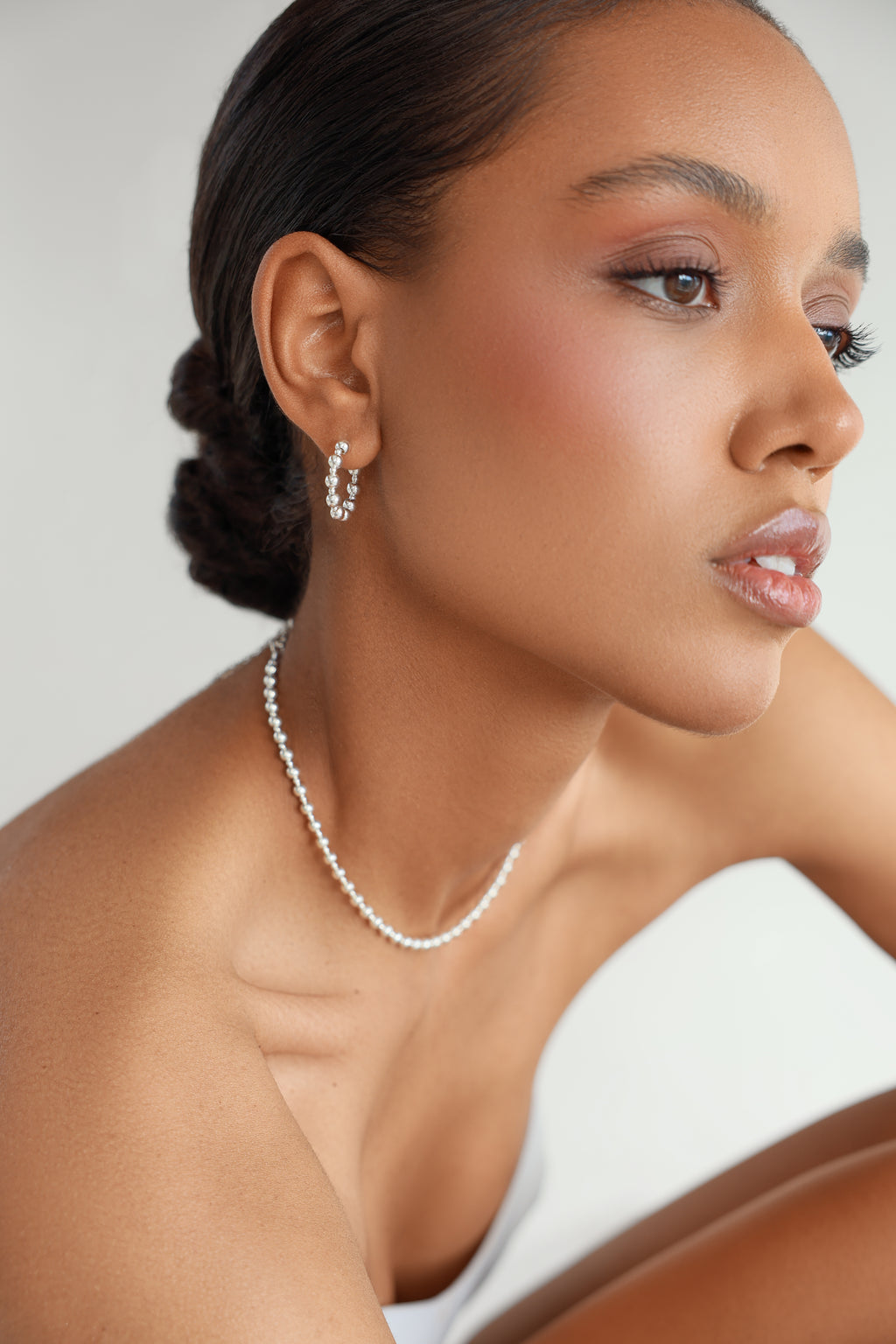 925 sterling silver hoop earrings Alternance