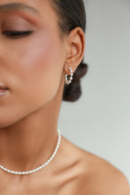 925 sterling silver hoop earrings Alternance