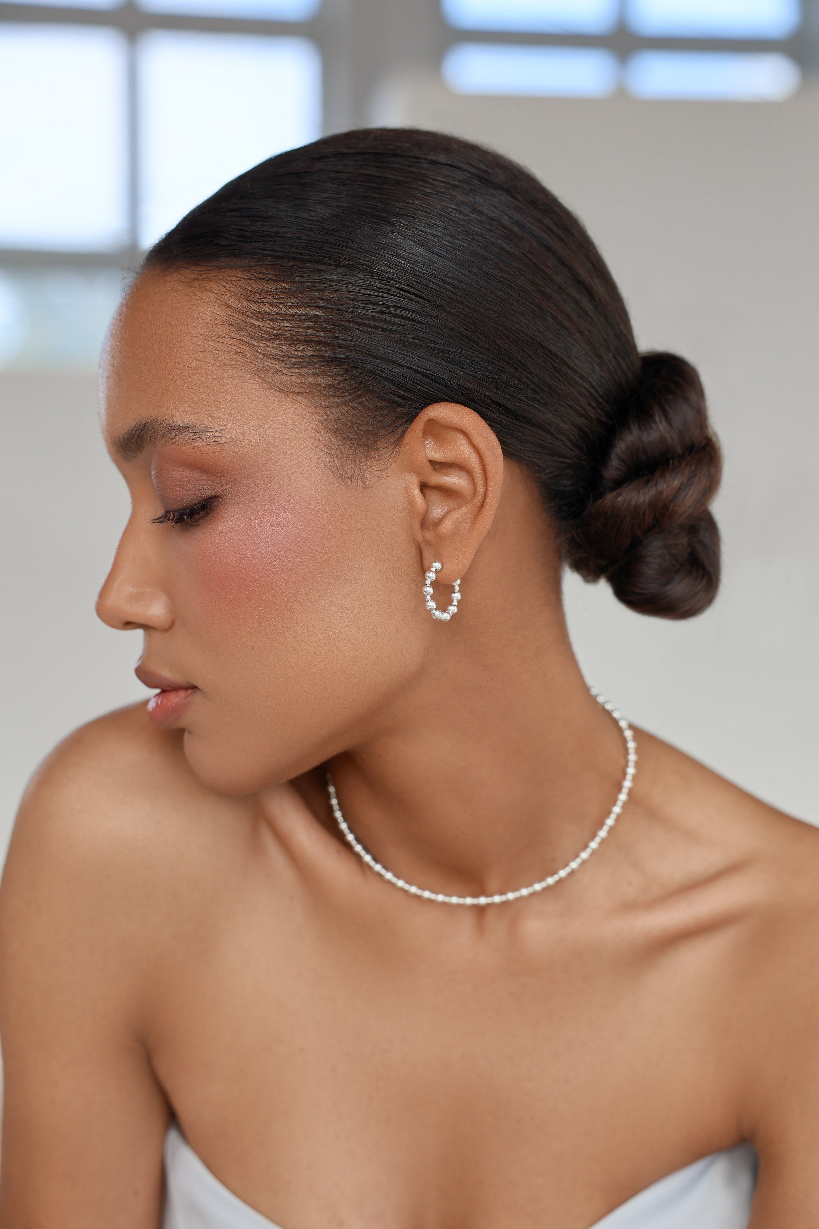 925 sterling silver hoop earrings Alternance