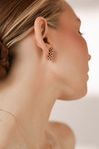 Rose gold-filled earrings Le I