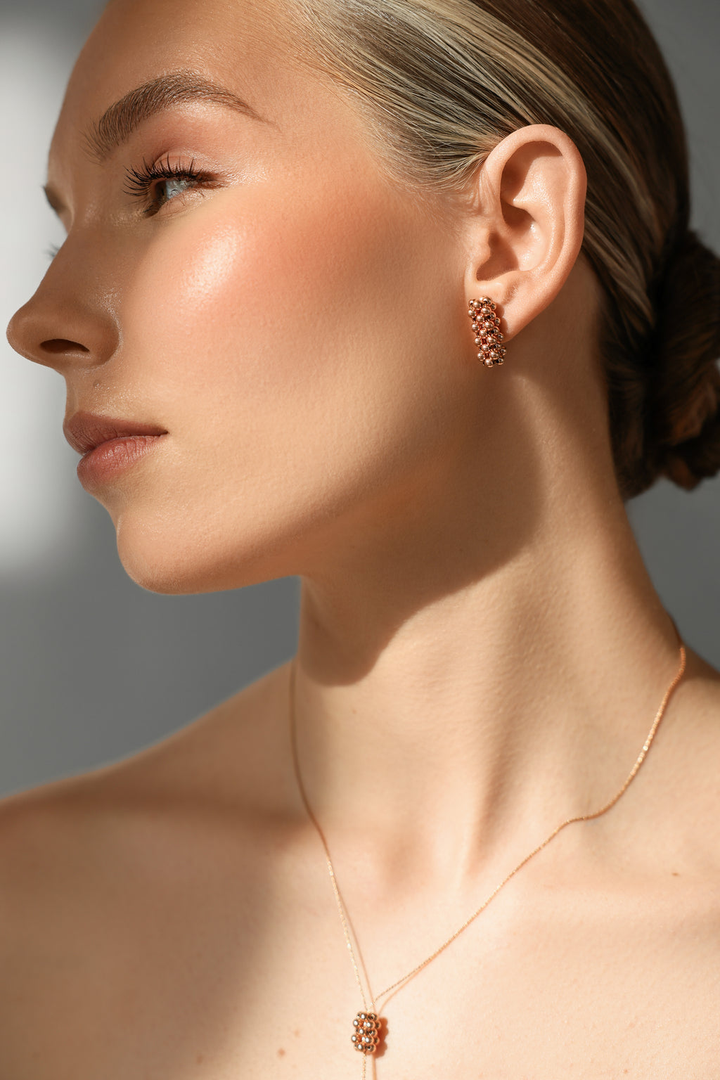 Rose gold-filled earrings Le I