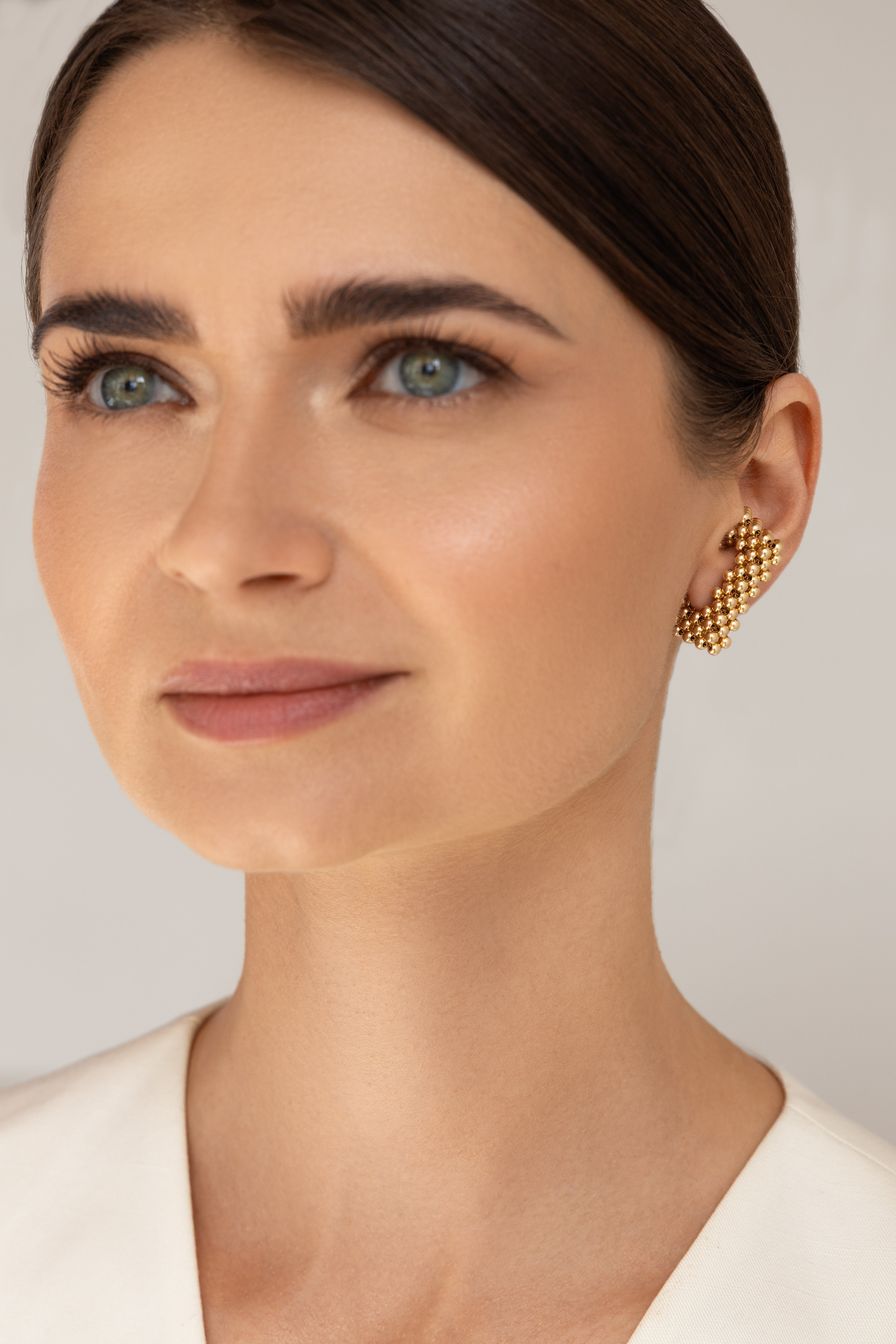 Gold-filled earcuff Le E
