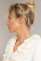 Kaffa auskars Mirroir - 925 sudrabs