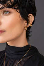 Kaffa auskars Le Collier - apzeltījums gold-filled