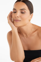 Gold-filled necklace Cube