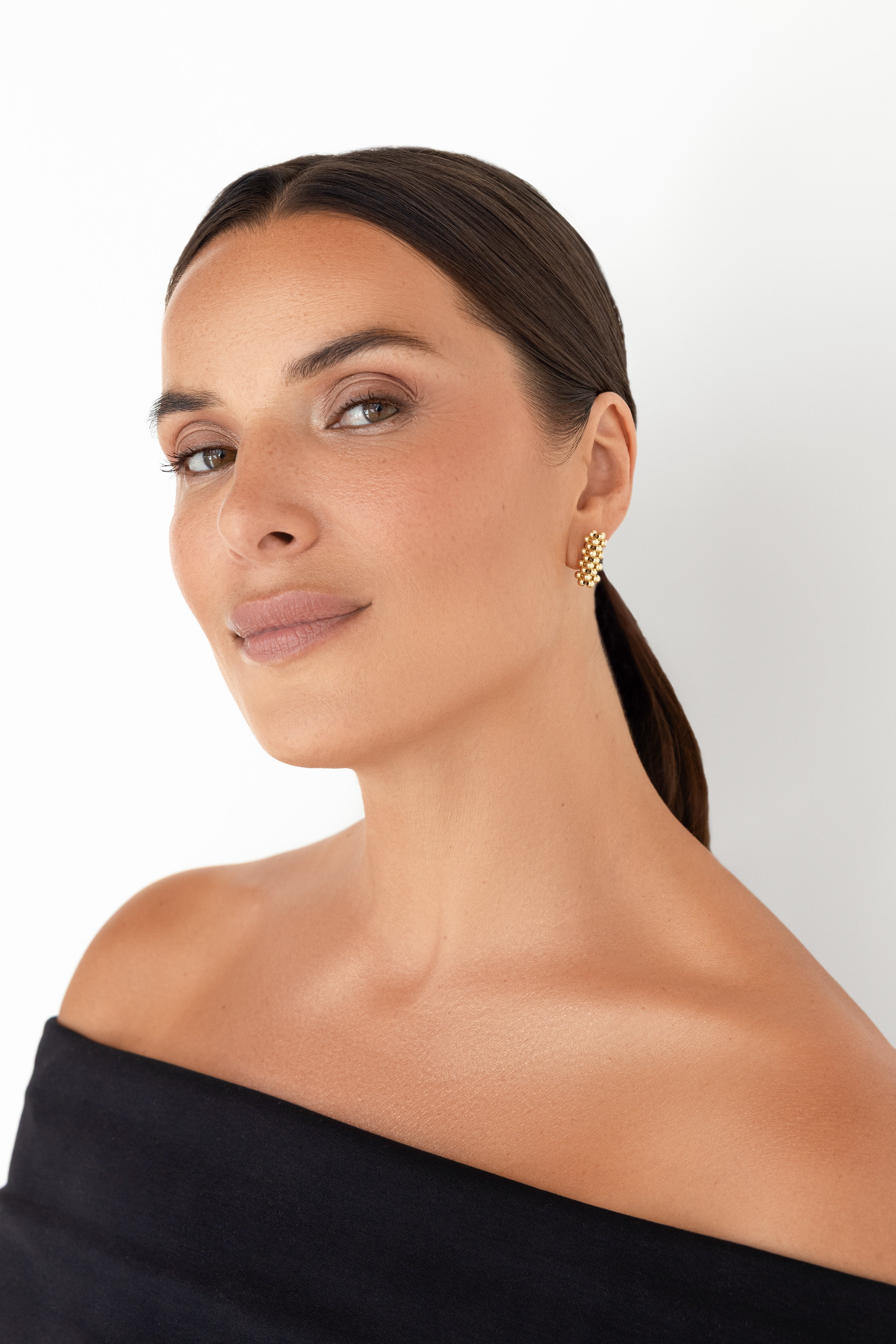 Gold-filled earrings Le I