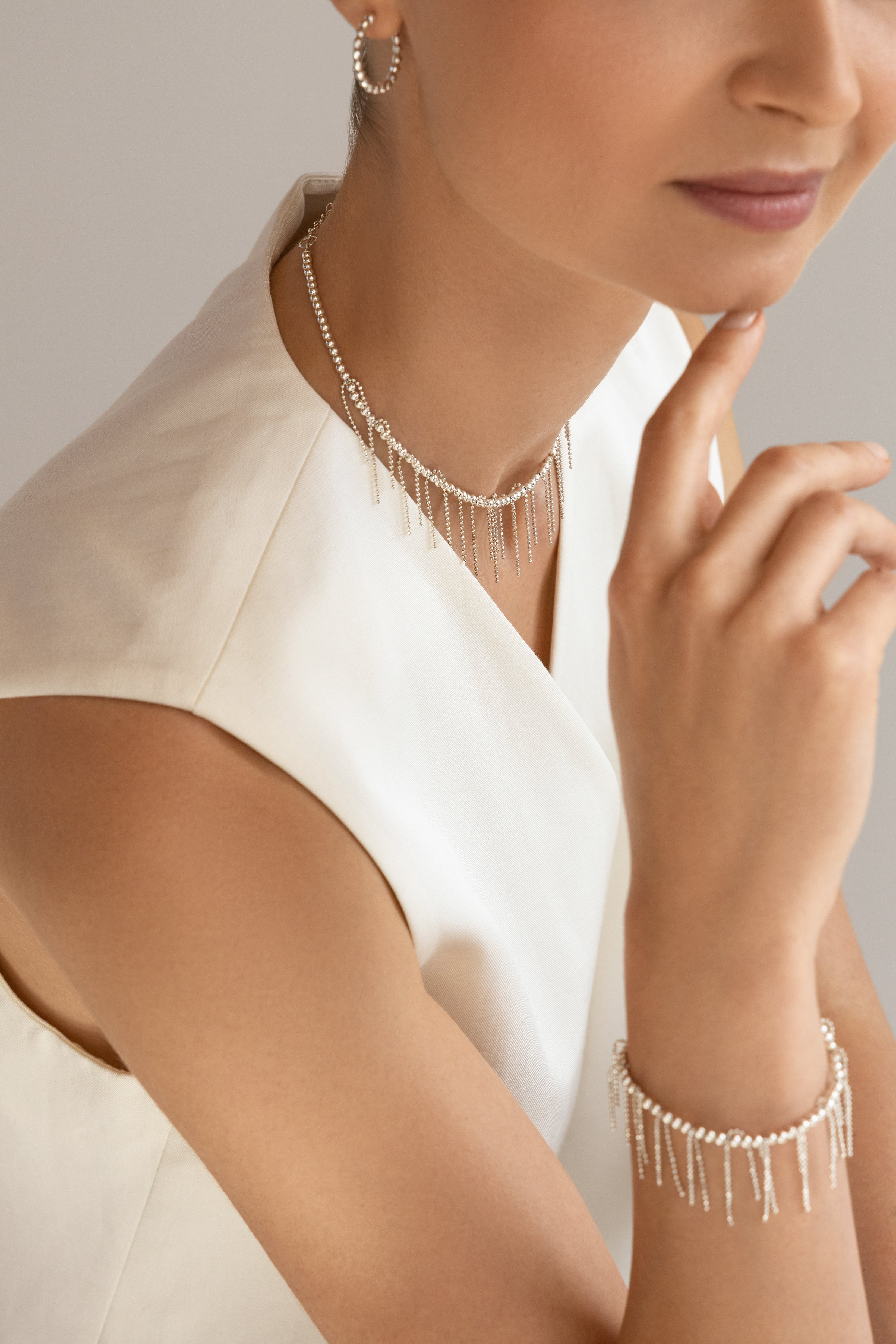 925 sterling silver choker La Méduse