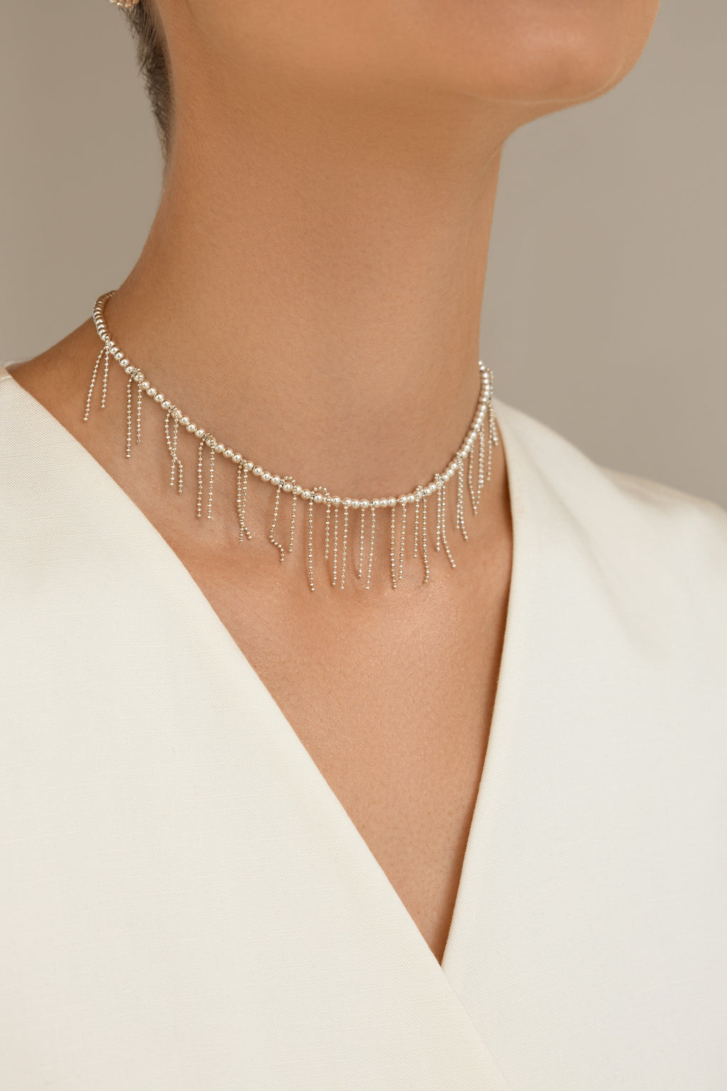 925 sterling silver choker La Méduse