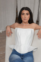 925 sterling silver freshwater pearl, multi-stone choker Couleurs
