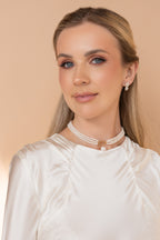 Kaklarota Fiancée - apzeltījums gold-filled, baltās upes pērles