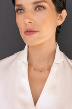 Gold-filled necklace Cube Petit