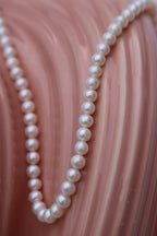 925 sterling silver freshwater pearl choker La Grâce
