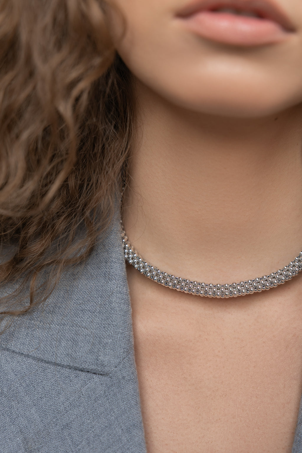 925 sterling silver choker Le Collier