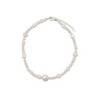 925 sterling silver freshwater pearl necklace Marine