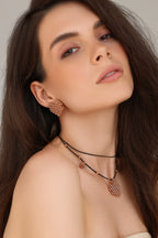 Rose gold-filled necklace Cœur Soufflé