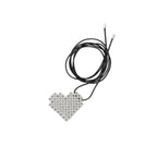 925 sterling silver necklace Cœur Soufflé Pendant