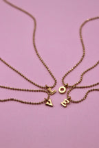 Ожерелье La Lettre - позолота gold-filled