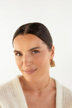 Gold-filled and rose gold-filled choker Duo