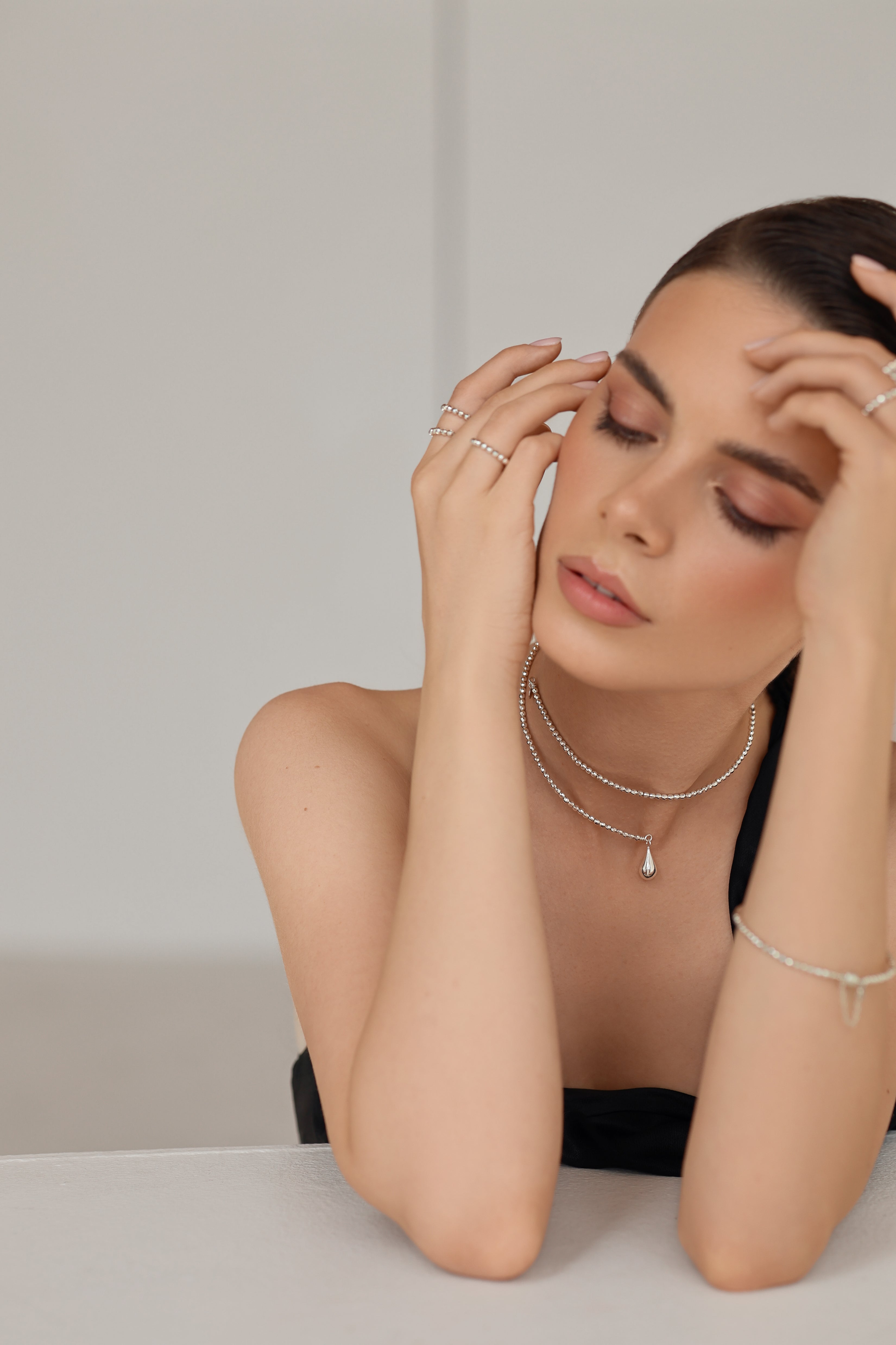 925 sterling silver choker Mirroir