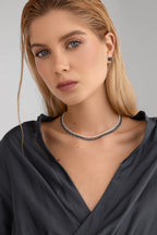 Čokers La bague Nano - 925 sudrabs, hematīts