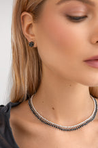 Čokers La bague Nano - 925 sudrabs, hematīts