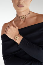 Gold-filled pendant Le O