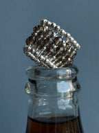 925 sterling silver smoky quartz ring La Bague