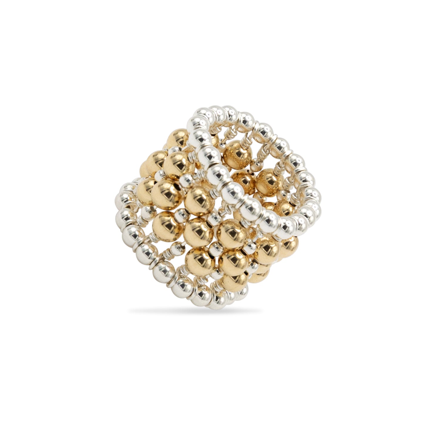 925 sterling silver gold-filled ring La Bague