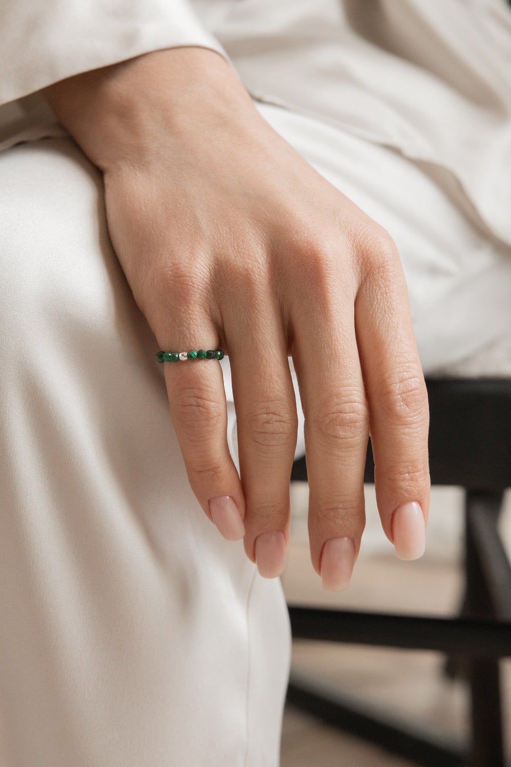 Malachite ring Pas Petit