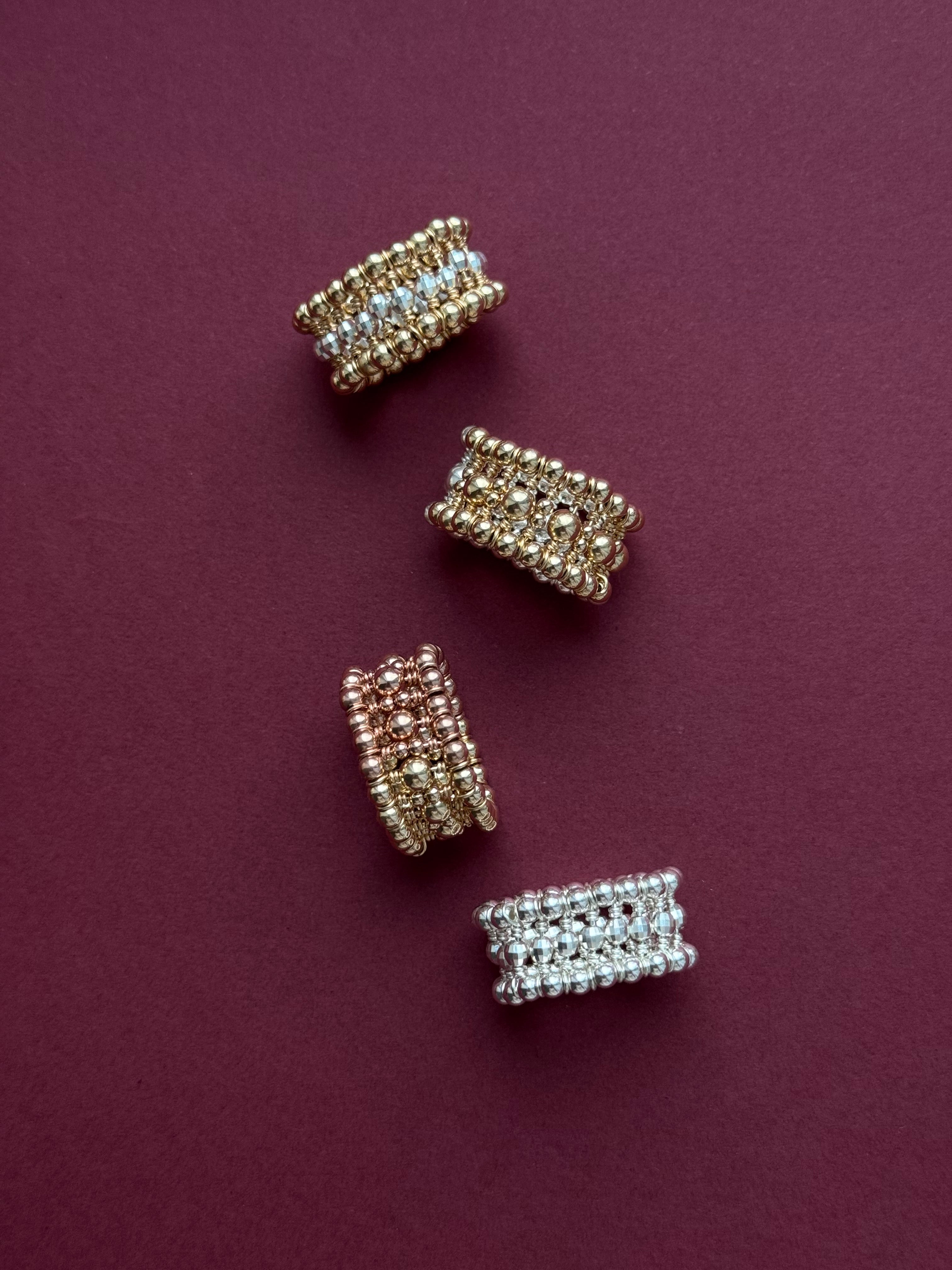 Gold-filled and 925 sterling silver ring La Bague Nano