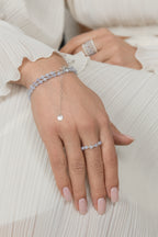 925 sterling silver blue lace agate choker Alternance